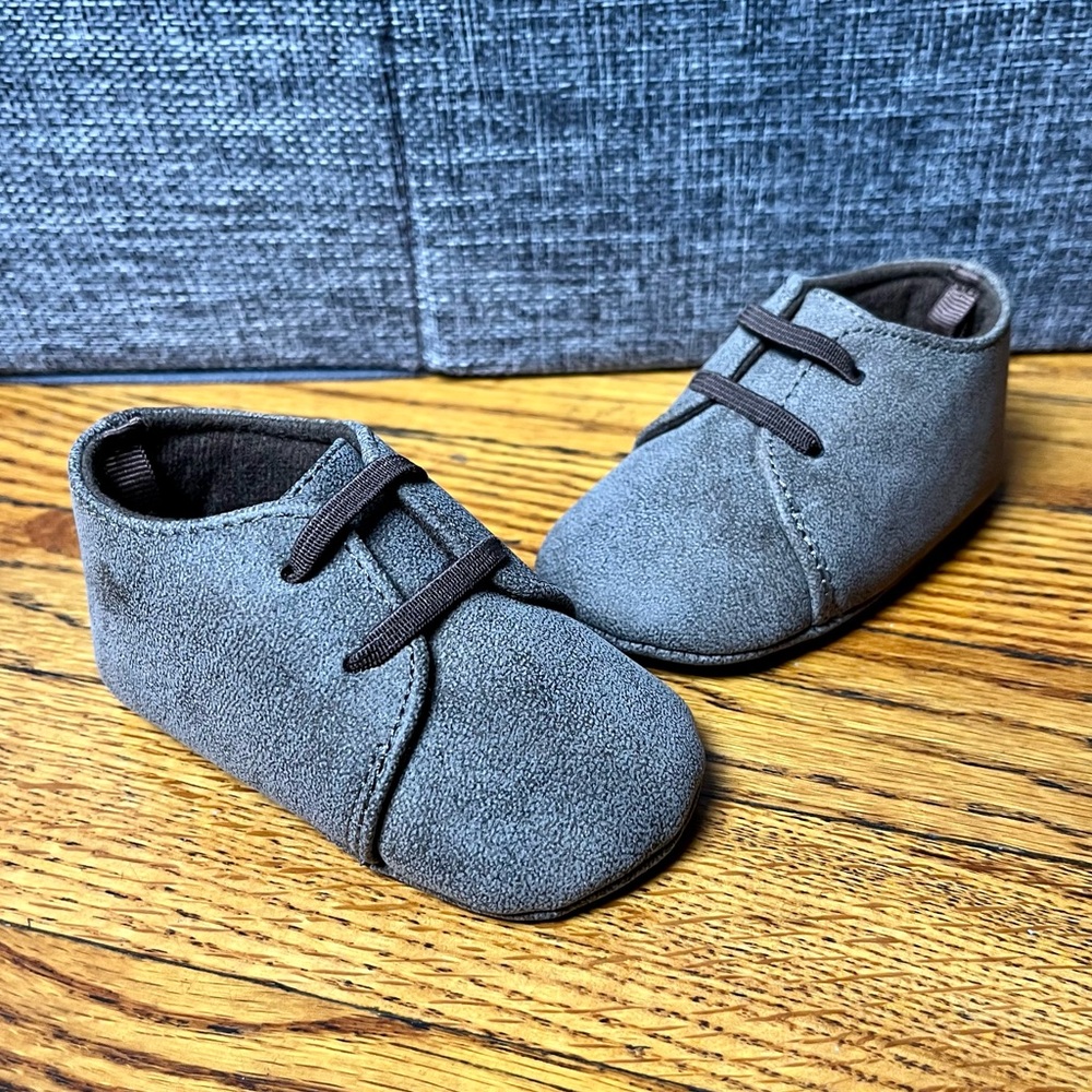 Baby Deer Oliver Soft Sole Desert Booties Taupe Size 3 6 to 9 Months